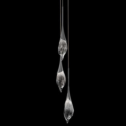 Fine Art Handcrafted Lighting Mayu 10" Wide LED Multi Light Pendant
