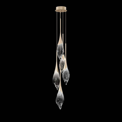 Fine Art Handcrafted Lighting Mayu 13" Wide LED Multi Light Pendant