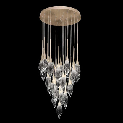 Fine Art Handcrafted Lighting Mayu 33" Wide LED 28 Light Pendant