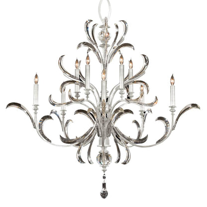 Beveled Arcs 10 Light 56" Wide Crystal Chandelier