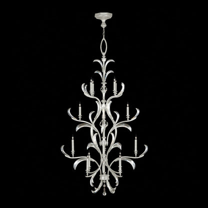 Fine Art Handcrafted Lighting Beveled Arcs 16 Light 48" Wide Crystal Chandelier