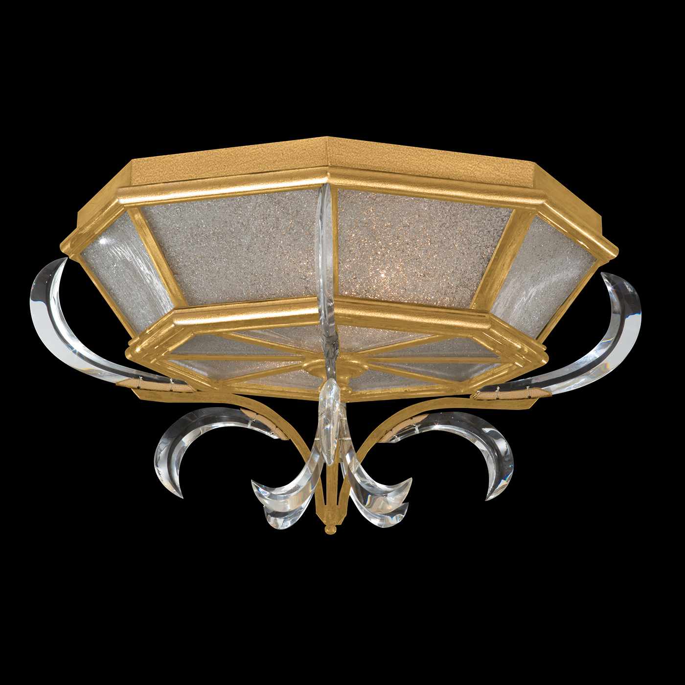 Beveled Arcs 2 Light 26" Wide Flush Mount Ceiling Fixture