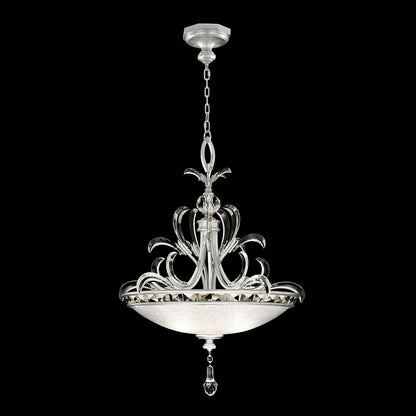 Beveled Arcs 3 Light 32" Wide Crystal Pendant