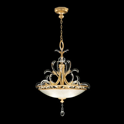 Beveled Arcs 3 Light 32" Wide Crystal Pendant