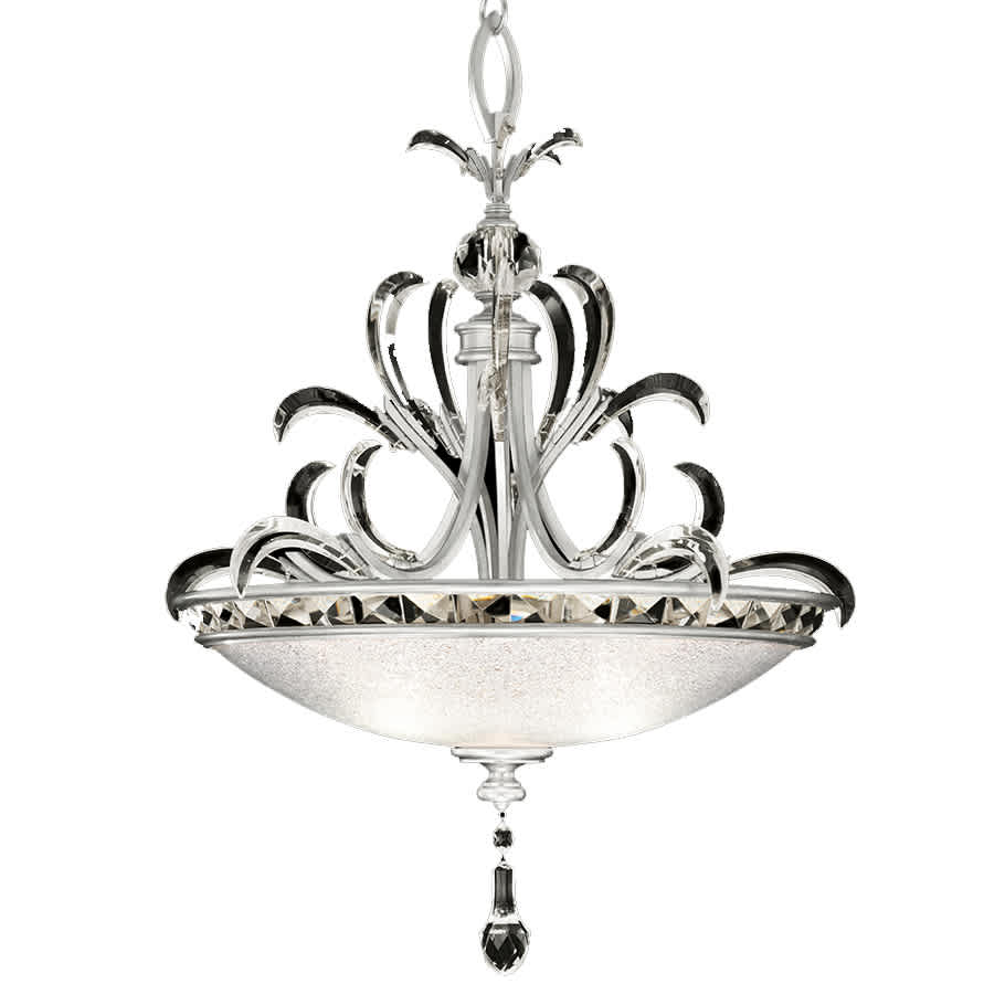 Beveled Arcs 3 Light 32" Wide Crystal Pendant