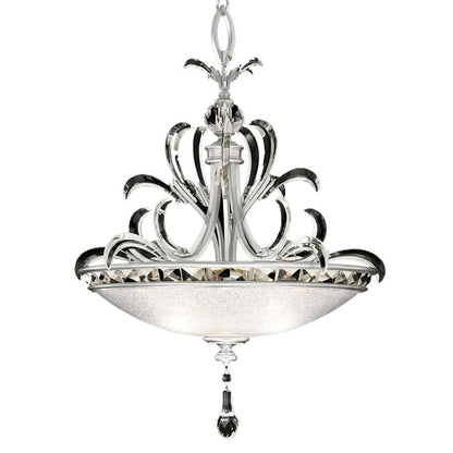 Beveled Arcs 3 Light 32" Wide Crystal Pendant