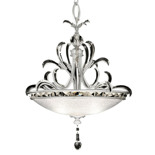 Beveled Arcs 3 Light 32" Wide Crystal Pendant