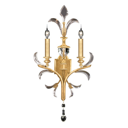 Beveled Arcs 2 Light 32" Tall Wall Sconce