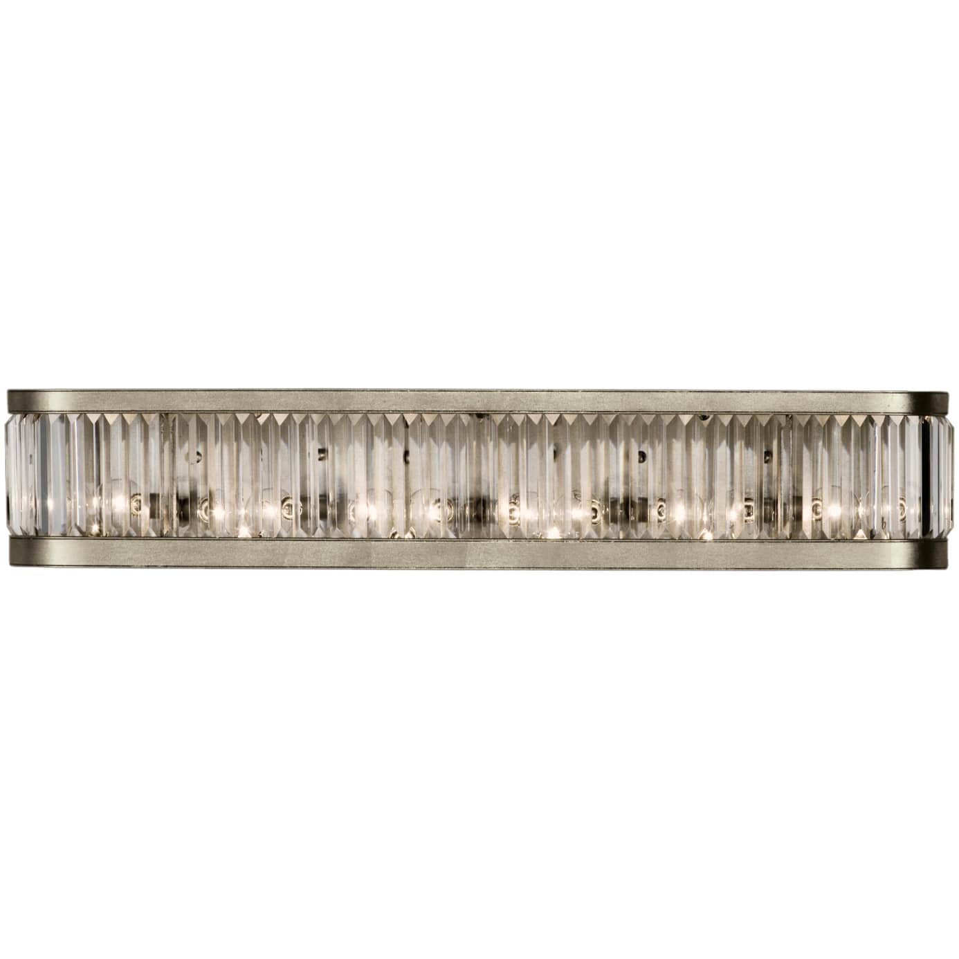Crystal Enchantment Six-Light Wall Sconce with Multi-Faceted Crystal Panels