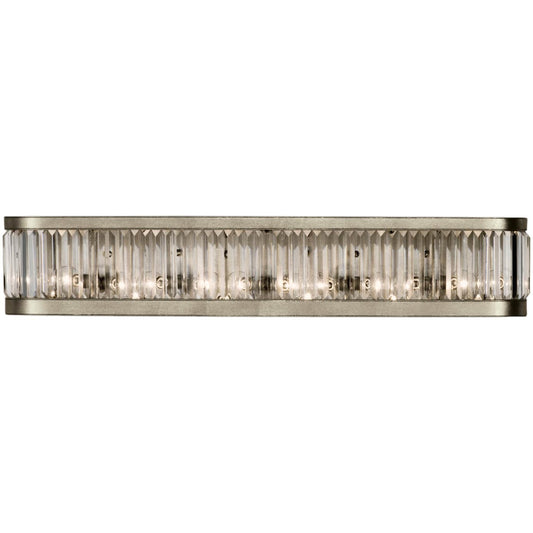 Crystal Enchantment Six-Light Wall Sconce with Multi-Faceted Crystal Panels