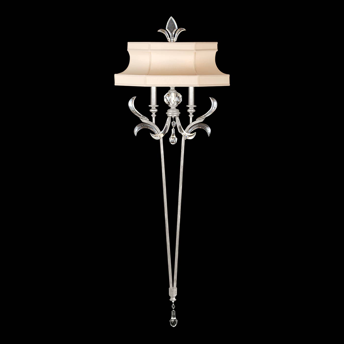 Beveled Arcs 2 Light 66" Tall Wall Sconce