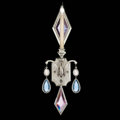 Encased Gems Single-Light Wall Sconce with Multi-Color Crystal Accents