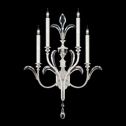 Beveled Arcs 4 Light 36" Tall Wall Sconce