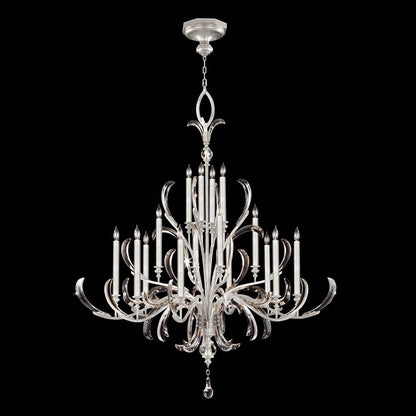 Beveled Arcs 16 Light 58" Wide Crystal Chandelier