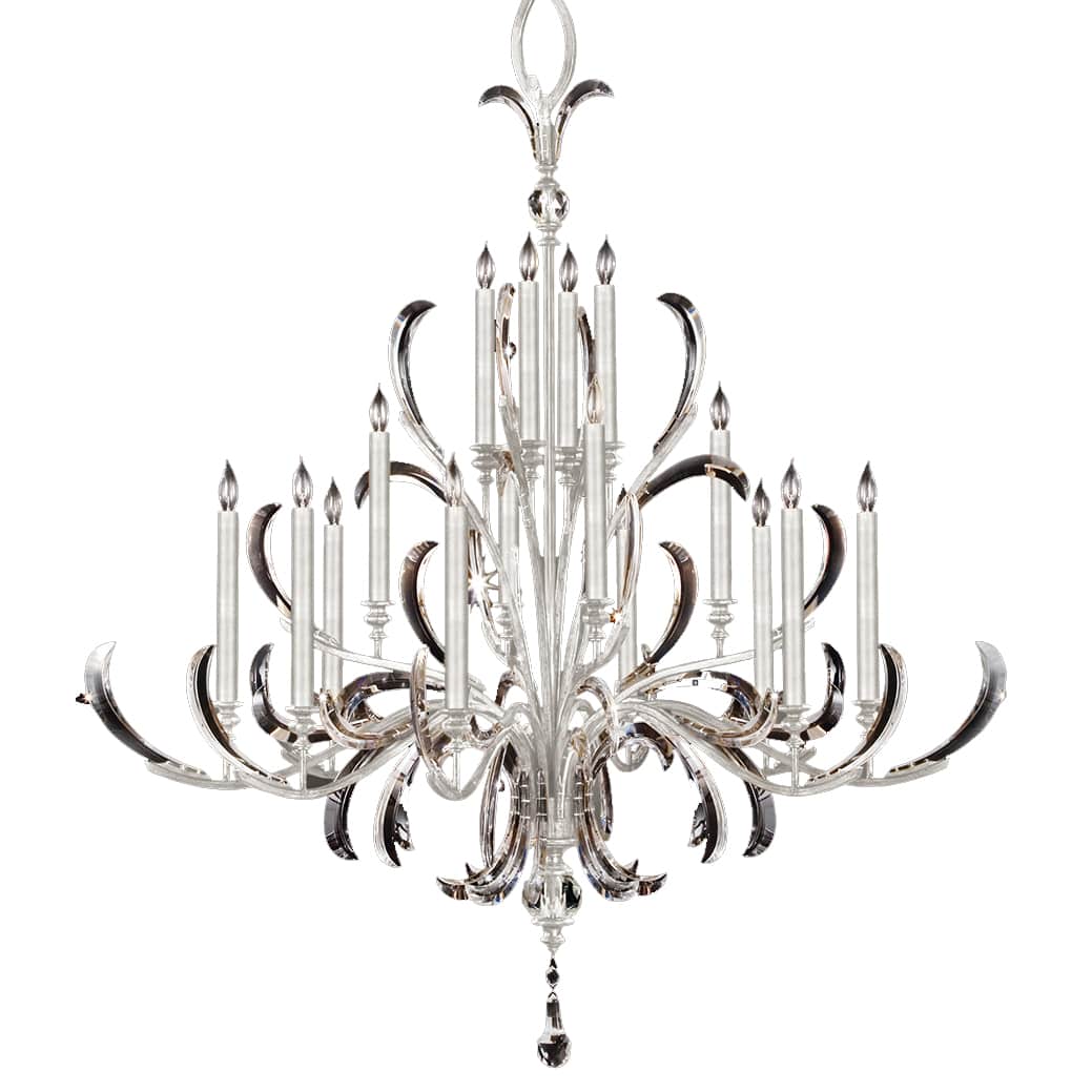Beveled Arcs 16 Light 58" Wide Crystal Chandelier