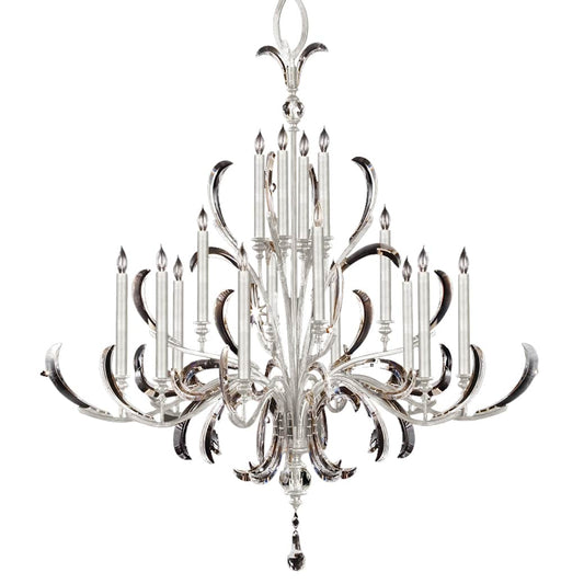 Beveled Arcs 16 Light 58" Wide Crystal Chandelier