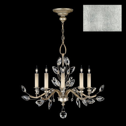 Fine Art Handcrafted Lighting Crystal Laurel 5 Light 32" Wide Crystal Chandelier