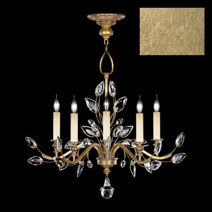 Crystal Laurel 5 Light 32" Wide Crystal Chandelier