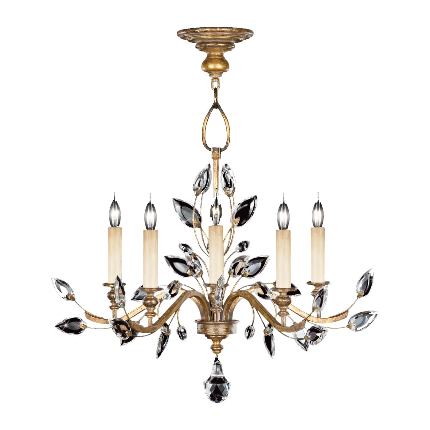 Crystal Laurel 5 Light 32" Wide Crystal Chandelier