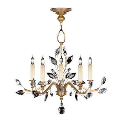 Crystal Laurel 5 Light 32" Wide Crystal Chandelier