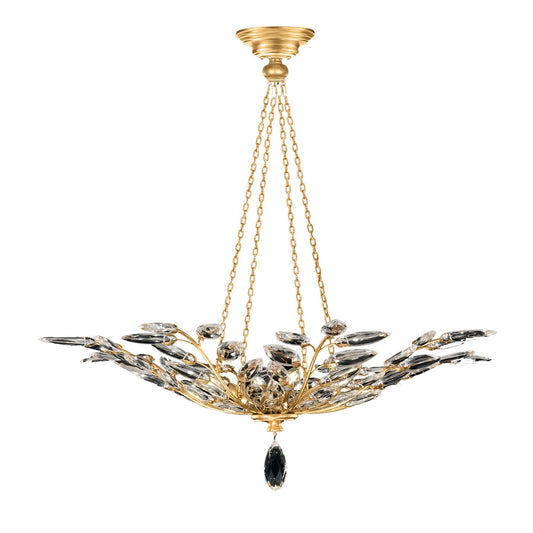 Crystal Laurel 4 Light 35" Wide Crystal Chandelier