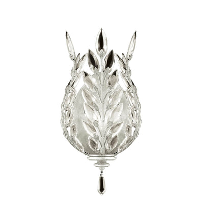 Crystal Laurel 17" Tall Wall Sconce