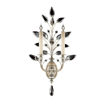 Crystal Laurel 2 Light 28" Tall Wall Sconce