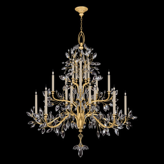 Crystal Laurel 20 Light 75" Wide Crystal Chandelier