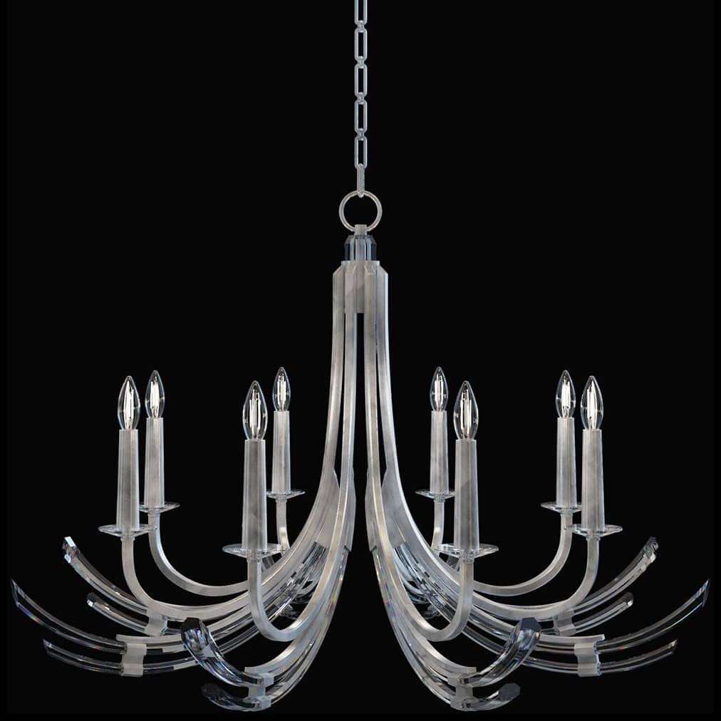 Trevi 8 Light 40" Wide Crystal Abstract Chandelier