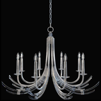 Trevi 8 Light 40" Wide Crystal Abstract Chandelier