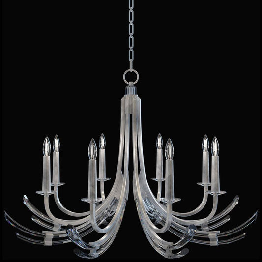 Trevi 8 Light 40" Wide Crystal Abstract Chandelier