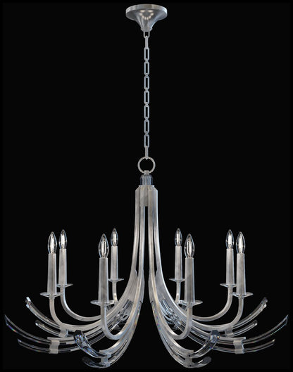 Trevi 8 Light 40" Wide Crystal Abstract Chandelier