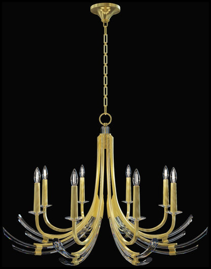 Trevi 8 Light 40" Wide Crystal Abstract Chandelier