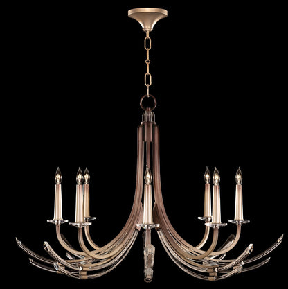 Trevi 8 Light 40" Wide Crystal Abstract Chandelier