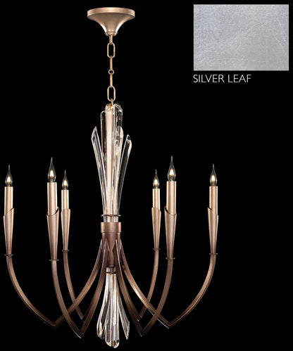 Trevi 6 Light 26" Wide Crystal Candle Style Chandelier