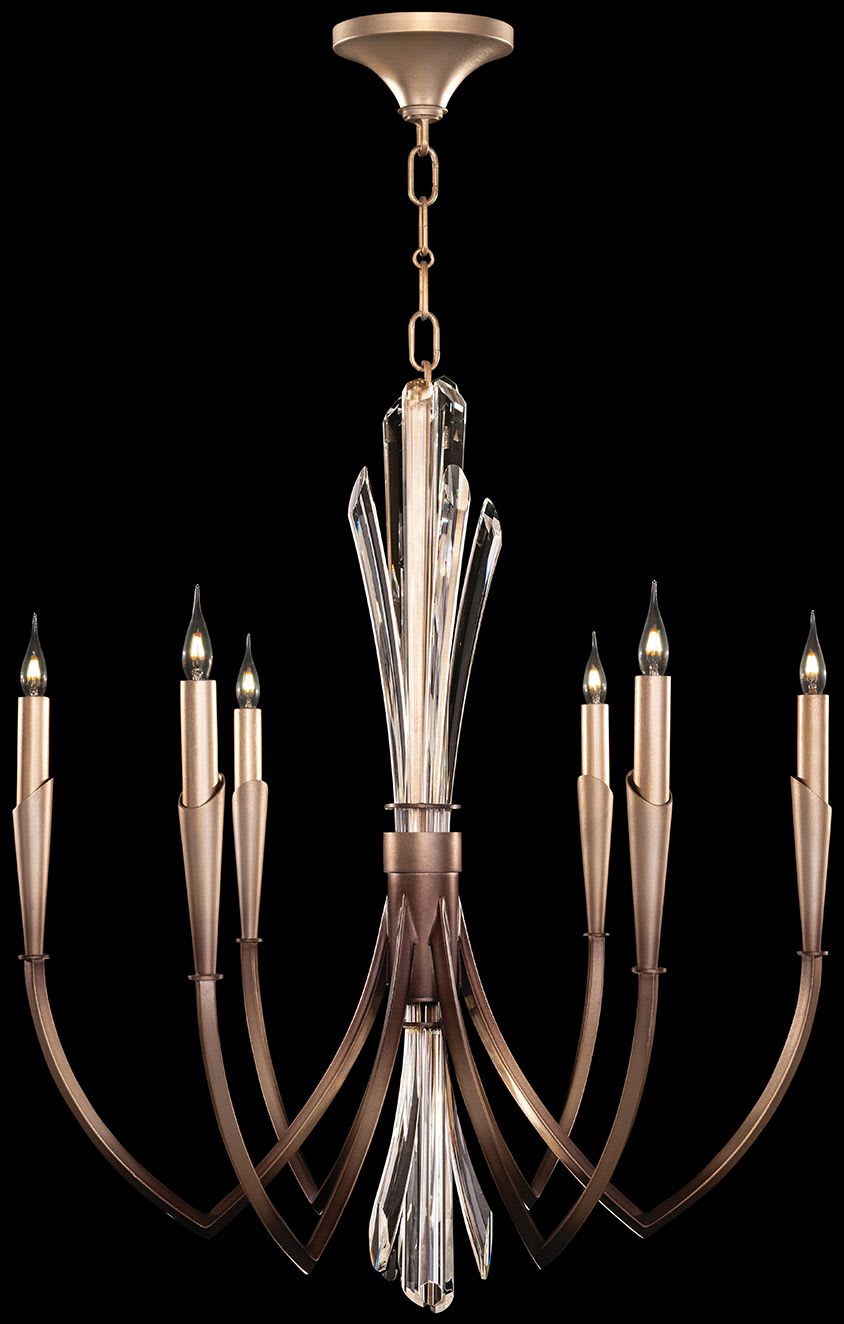 Trevi 6 Light 26" Wide Crystal Candle Style Chandelier