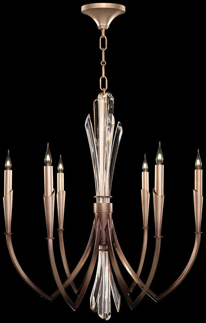 Trevi 6 Light 26" Wide Crystal Candle Style Chandelier