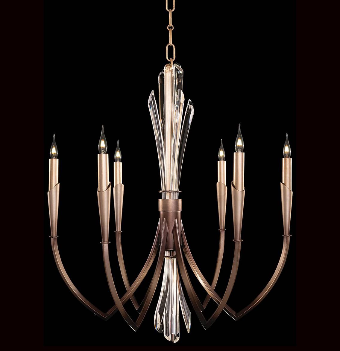Trevi 6 Light 26" Wide Crystal Candle Style Chandelier