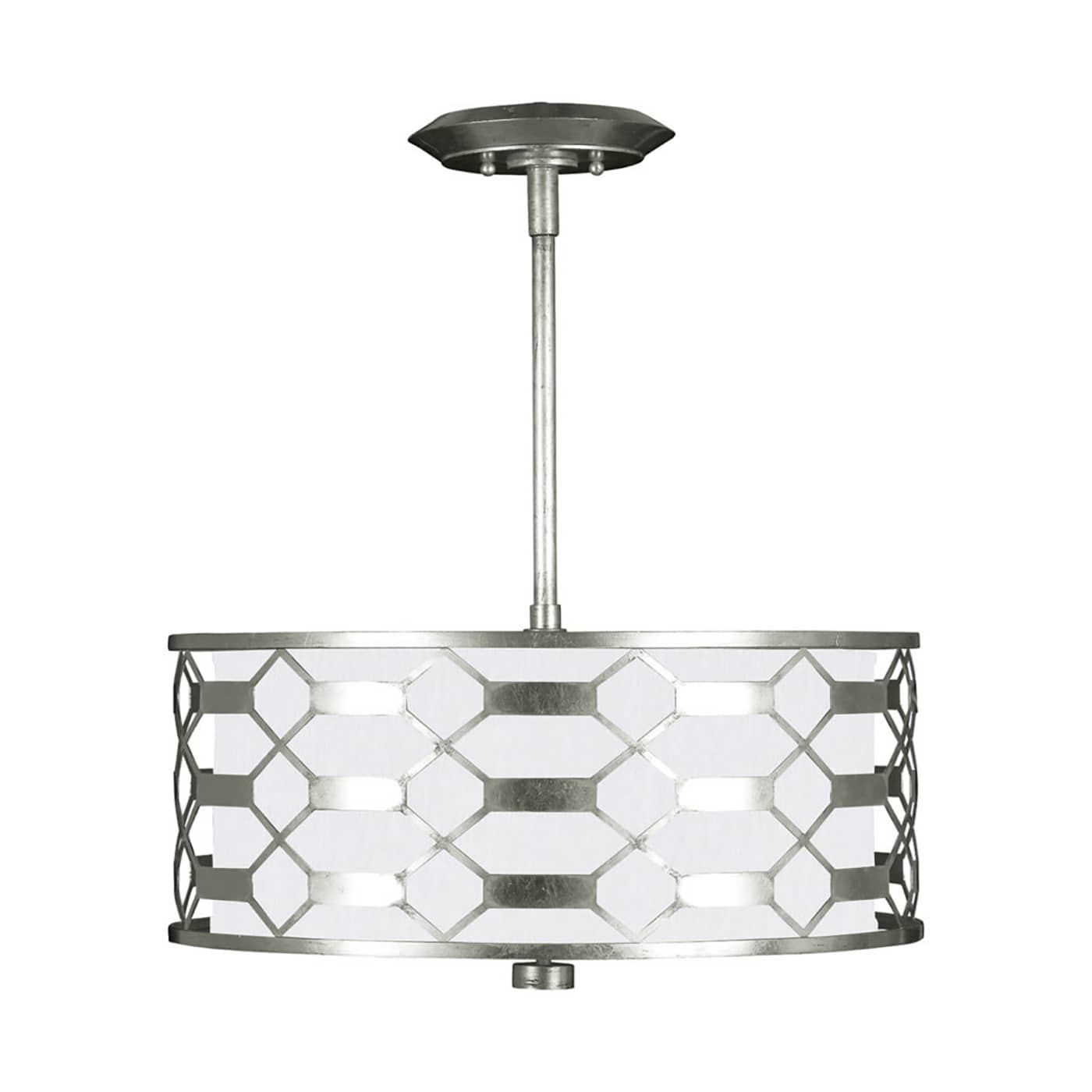 Allegretto 3 Light 24" Wide Drum Chandelier