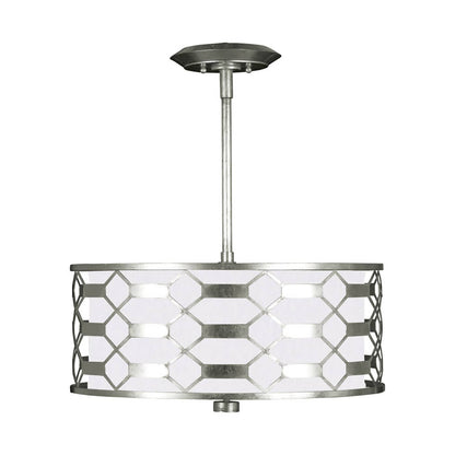 Allegretto 3 Light 24" Wide Drum Chandelier