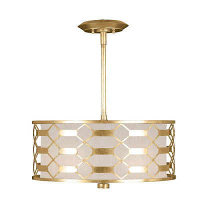 Allegretto 3 Light 24" Wide Drum Chandelier