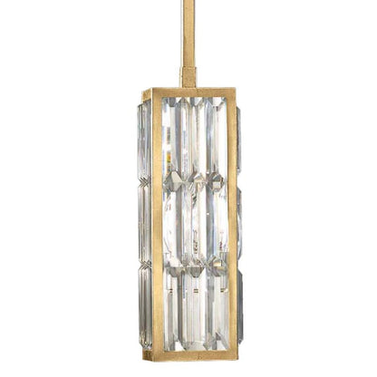 Fine Art Handcrafted Lighting Crystal Enchantment Single Light 5" Wide Crystal Mini Pendant