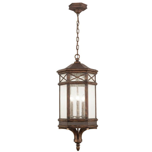 3 Light Outdoor Pendant from the Holland Park Collection