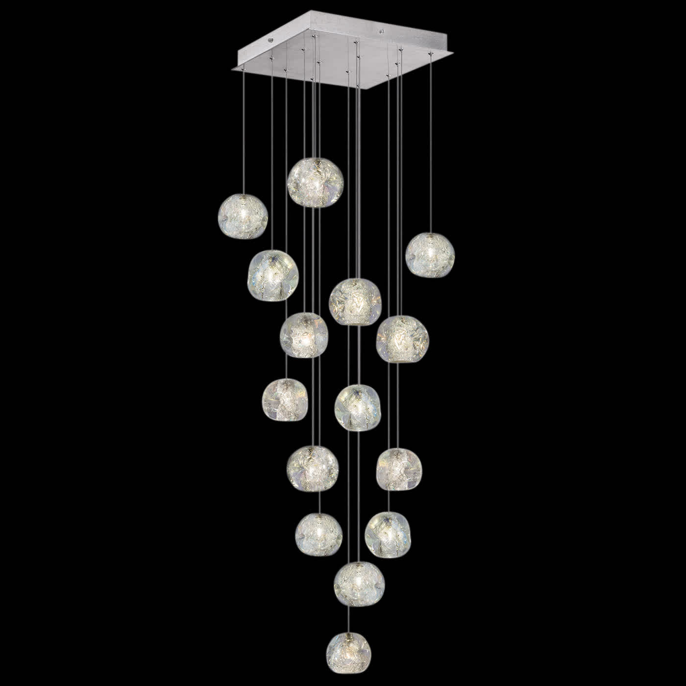 Natural Inspirations 15 Light 19" Wide LED Crystal Multi Light Pendant