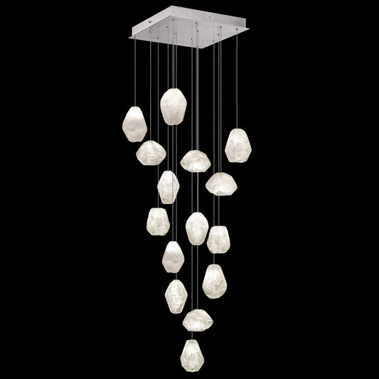 Natural Inspirations 15 Light 19" Wide LED Crystal Multi Light Pendant