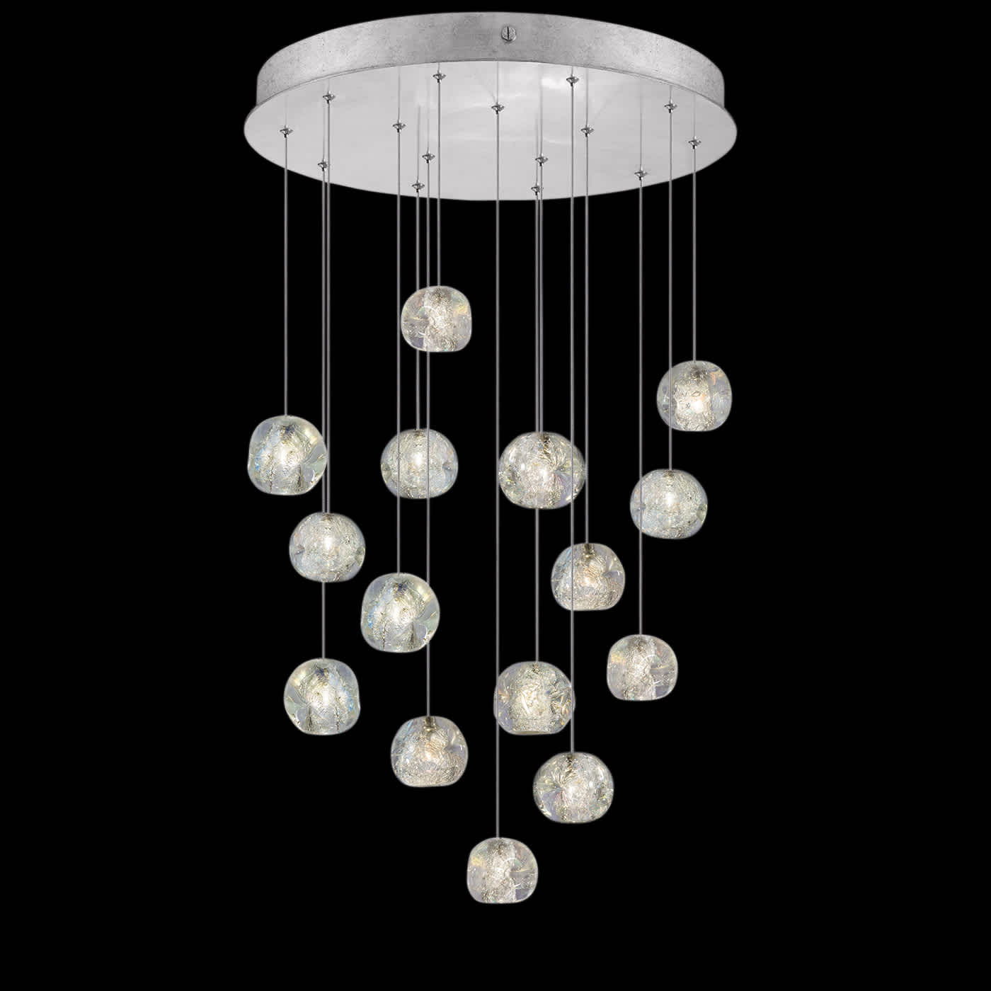Natural Inspirations 15 Light 21" Wide LED Crystal Multi Light Pendant