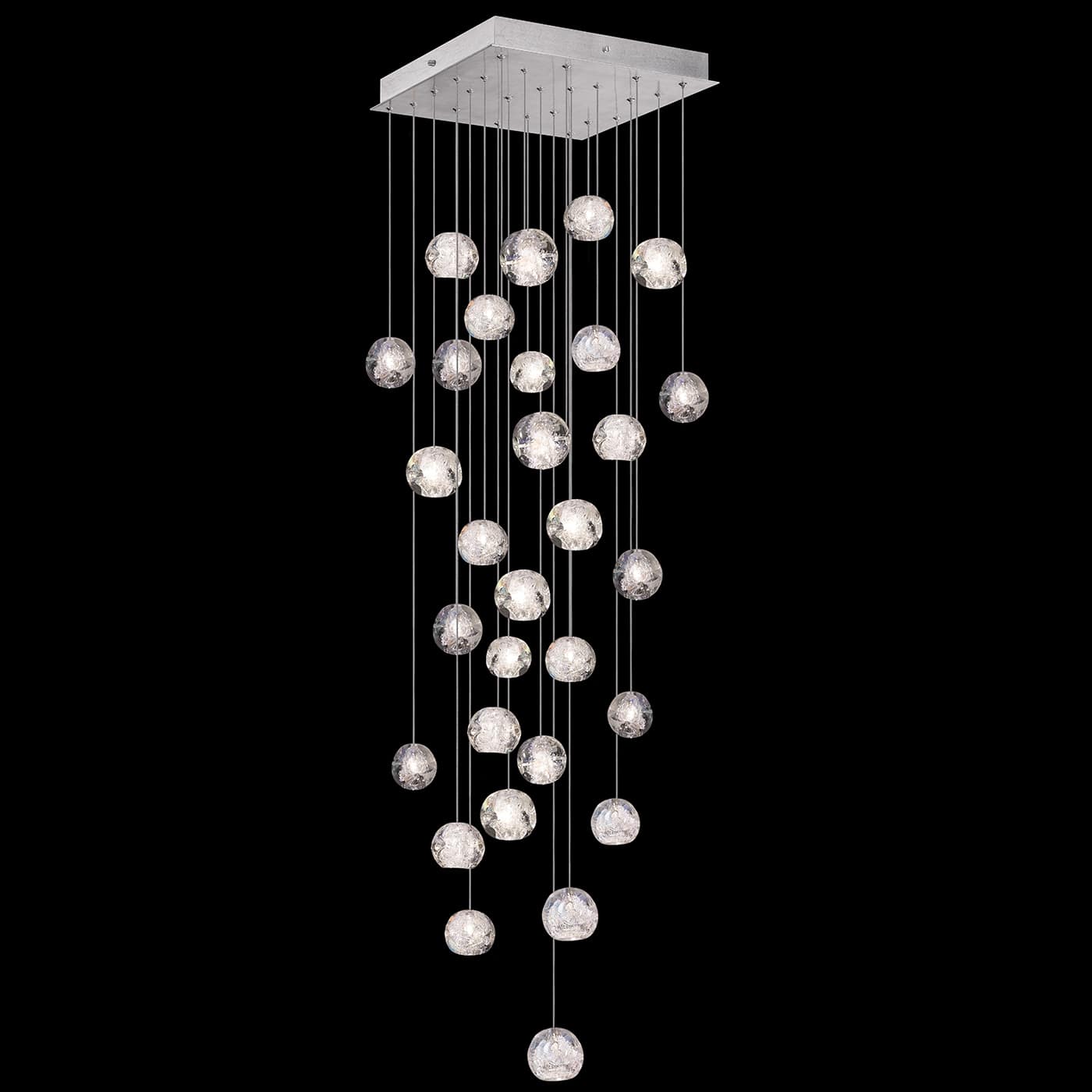 Natural Inspirations 30 Light 30" Wide LED Crystal Multi Light Pendant