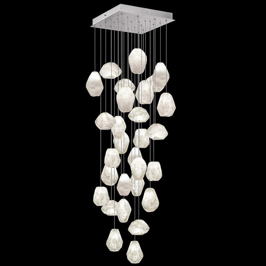 Natural Inspirations 30 Light 30" Wide LED Crystal Multi Light Pendant