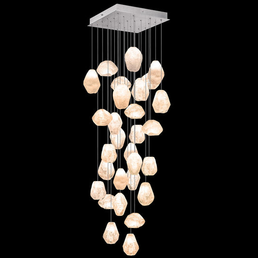 Natural Inspirations 30 Light 30" Wide LED Crystal Multi Light Pendant