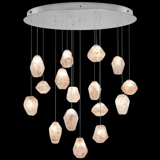 Natural Inspirations 16 Light 32" Wide LED Crystal Multi Light Pendant
